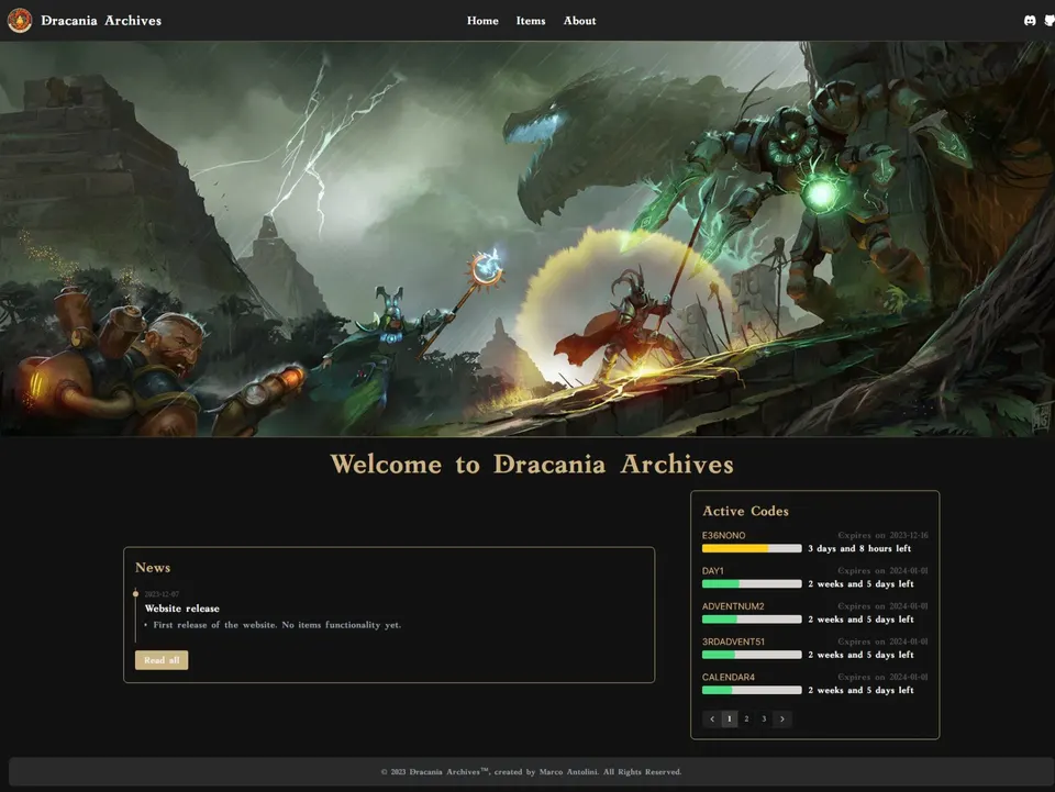 Dracania Archives preview